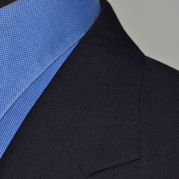 Jos A Bank 41L Sport Coat Blazer Suit Jacket Navy - Picture 2 of 8